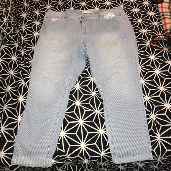 Denim - Striped Jeans